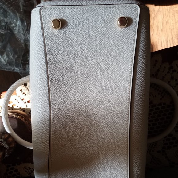 Coach Rowan Satchel - White pebbled leather - Picture 3 of 11